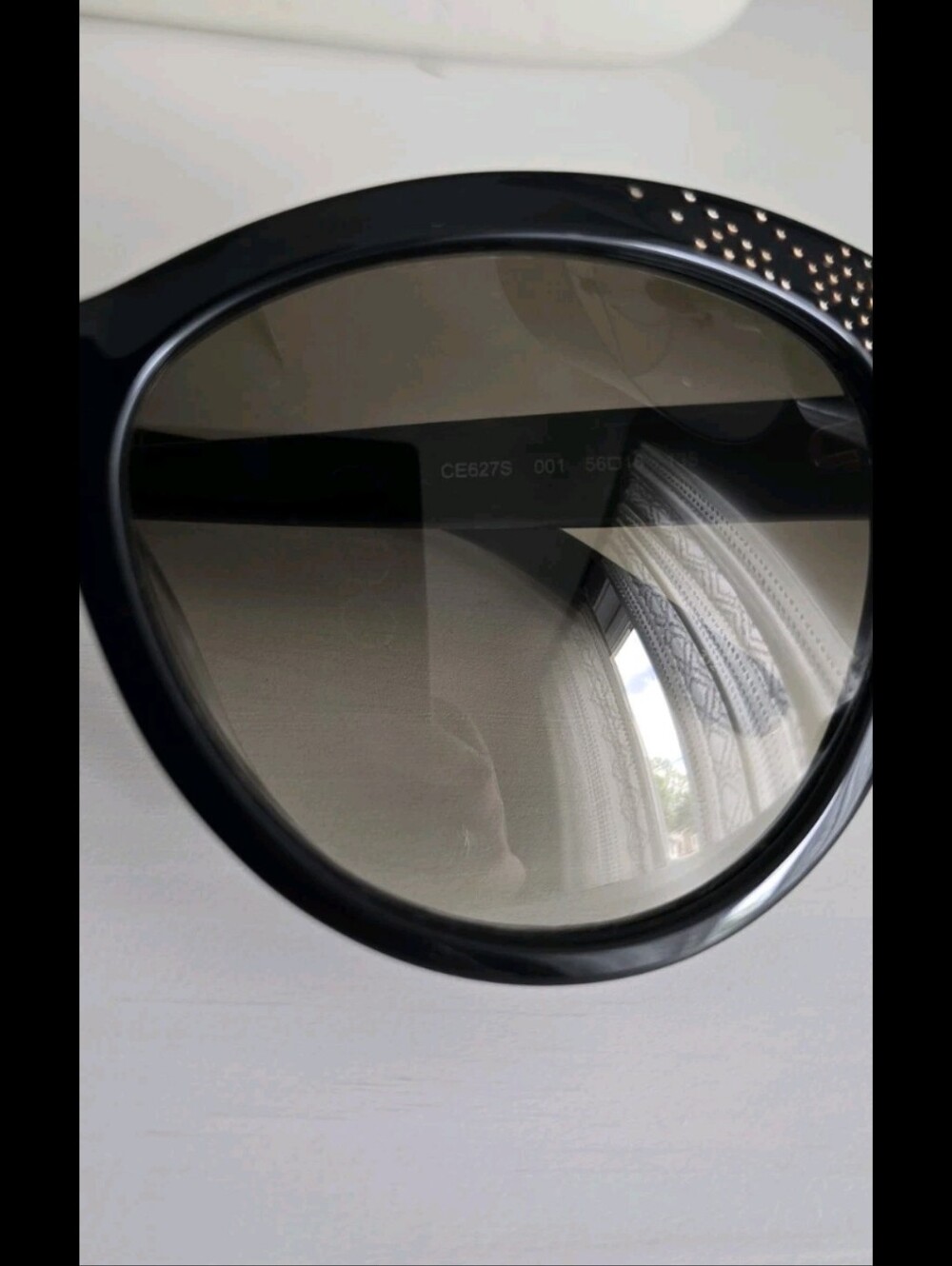 CHLOE Cateye CE 627 S 303 Khaki Sunglasses With Case - Picture 9 of 10